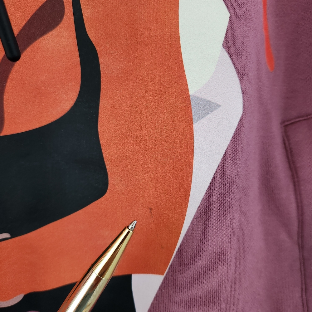 Women's Mauve Hoodie Sweater - Picture 3 of 13